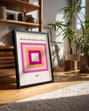 Hot Pink Poster Tablosu