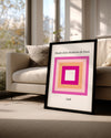 Hot Pink Poster Tablosu