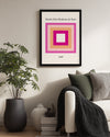 Hot Pink Poster Tablosu