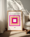 Hot Pink Poster Tablosu