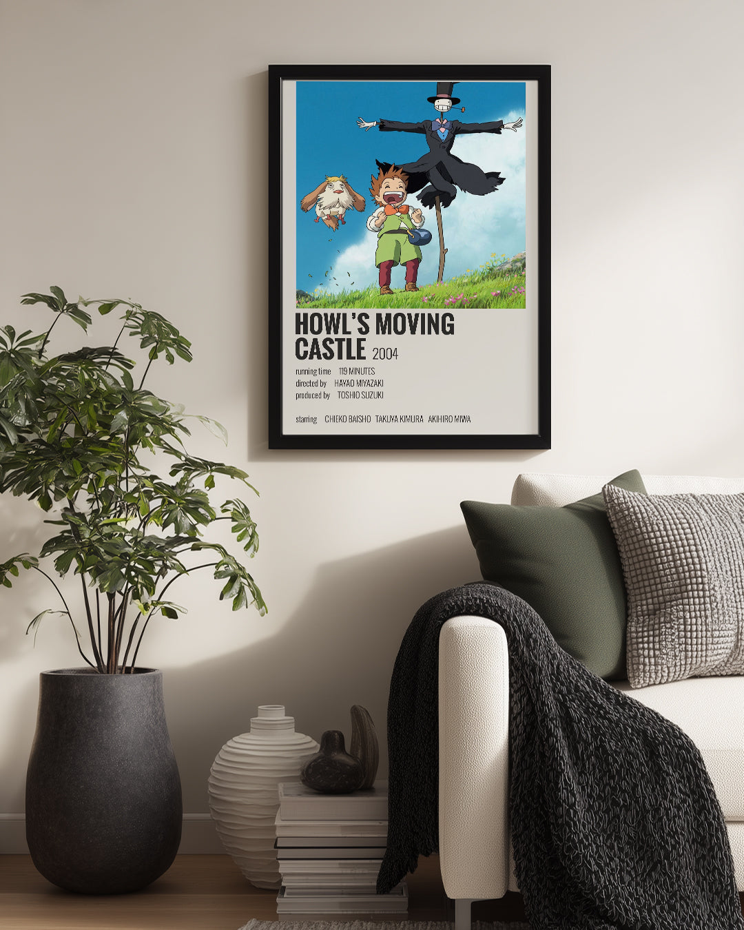 Howls Moving Castle Poster Tablosu