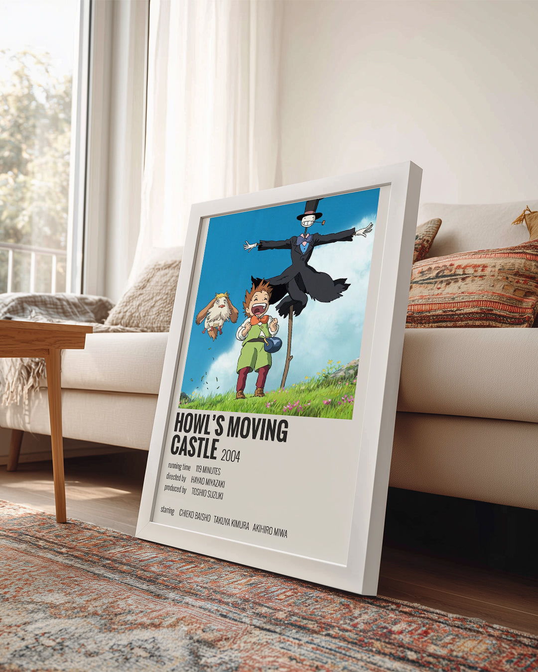 Howls Moving Castle Poster Tablosu