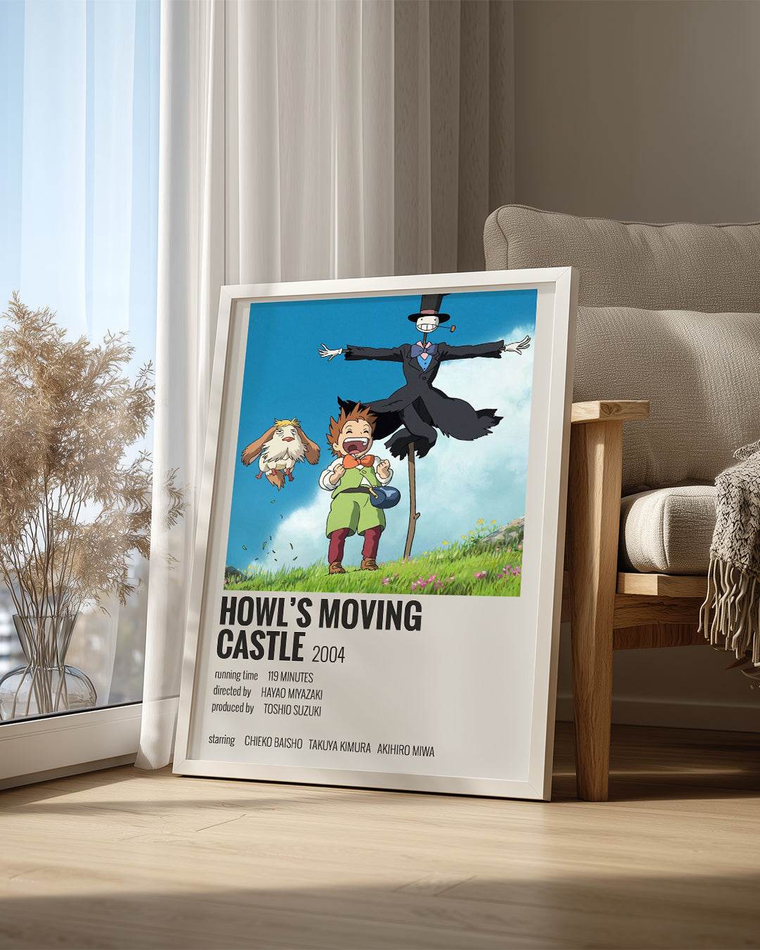 Howls Moving Castle Poster Tablosu