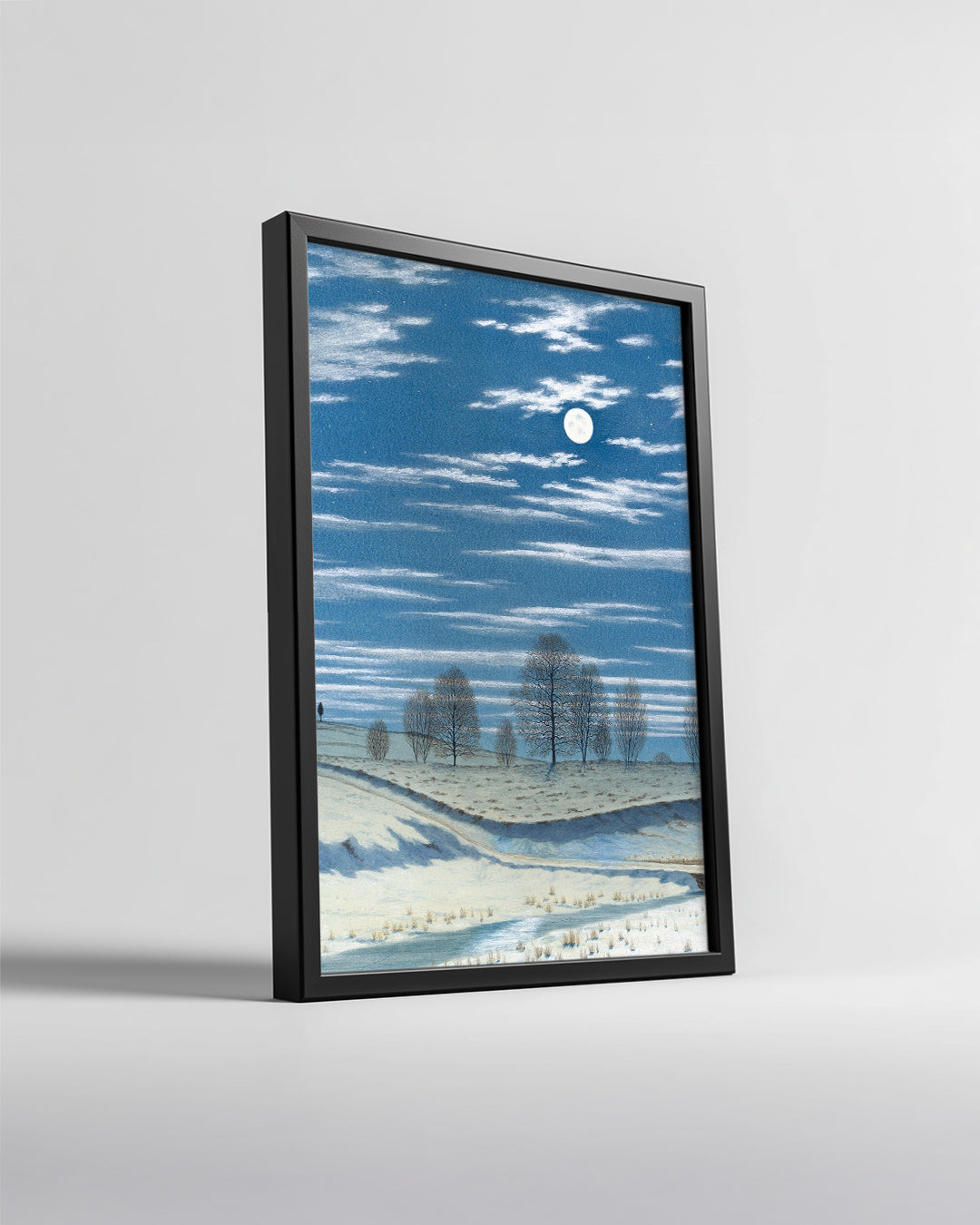 Husky Dog Snow Poster Tablosu