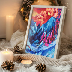 Ice Crystal Formation Poster Tablosu