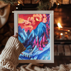 Ice Crystal Formation Poster Tablosu