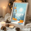 Icicle Formation Art Poster Tablosu