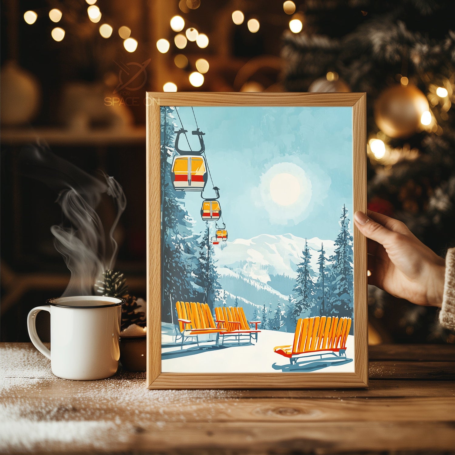 Icicle Formation Art Poster Tablosu