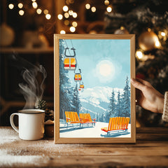 Icicle Formation Art Poster Tablosu