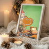 Icicle Ornament Art Poster Tablosu