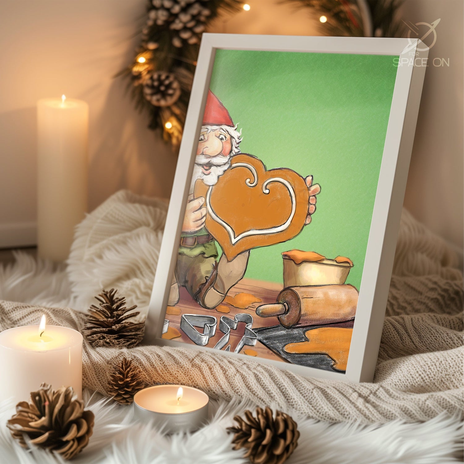 Icicle Ornament Art Poster Tablosu