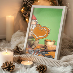 Icicle Ornament Art Poster Tablosu