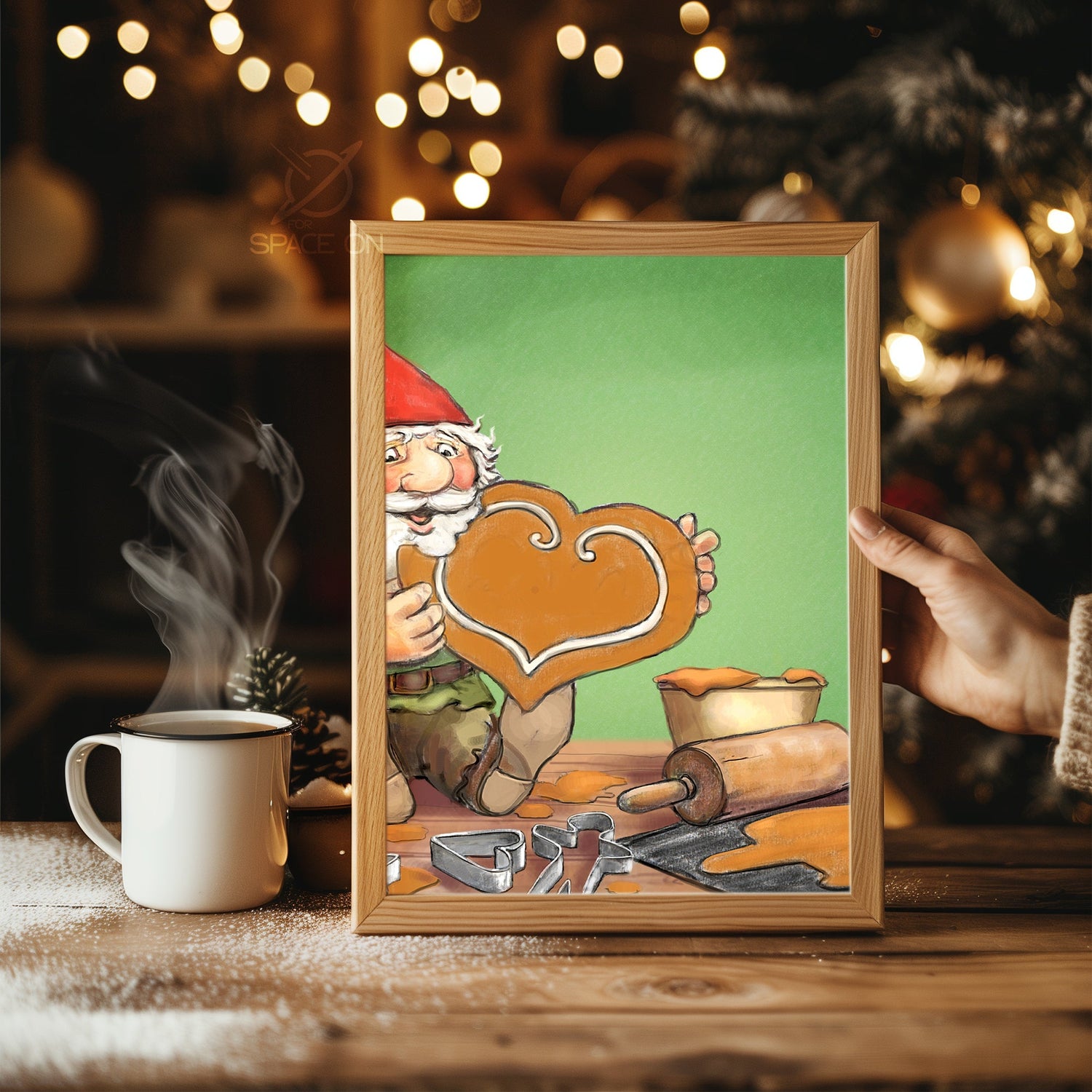 Icicle Ornament Art Poster Tablosu