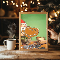 Icicle Ornament Art Poster Tablosu