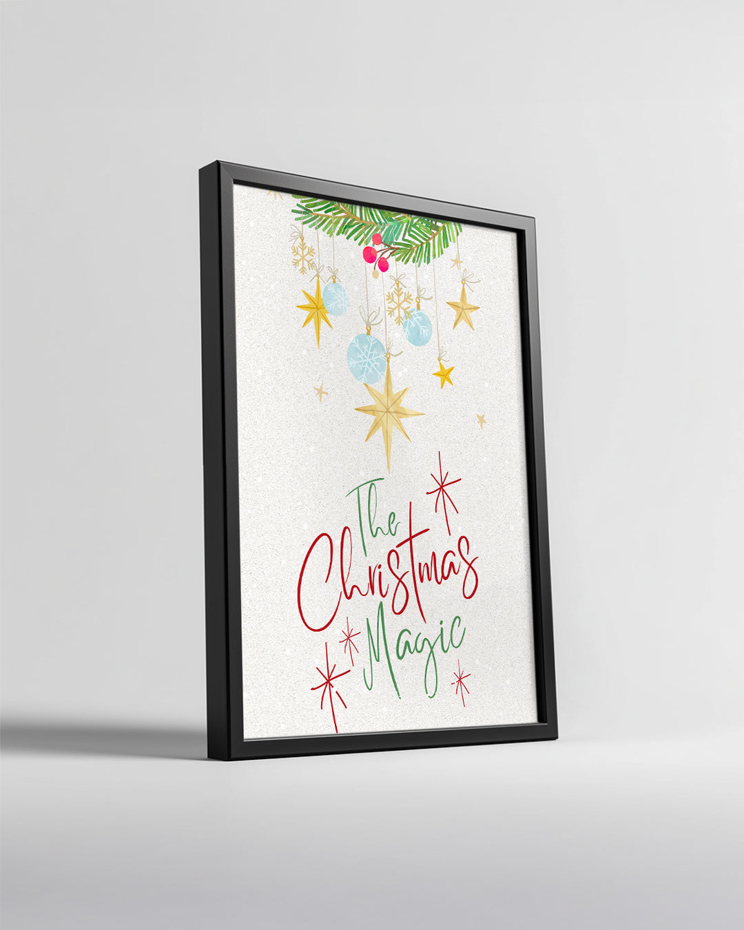 Icy Mountain Vista Poster Tablosu