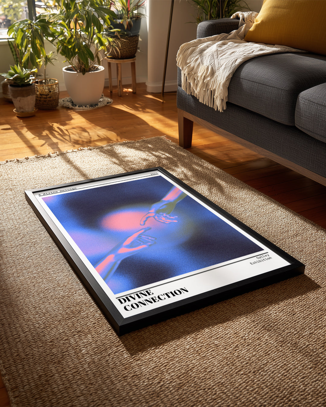 İlahi Dokunuş - Neon Eller Poster Tablosu
