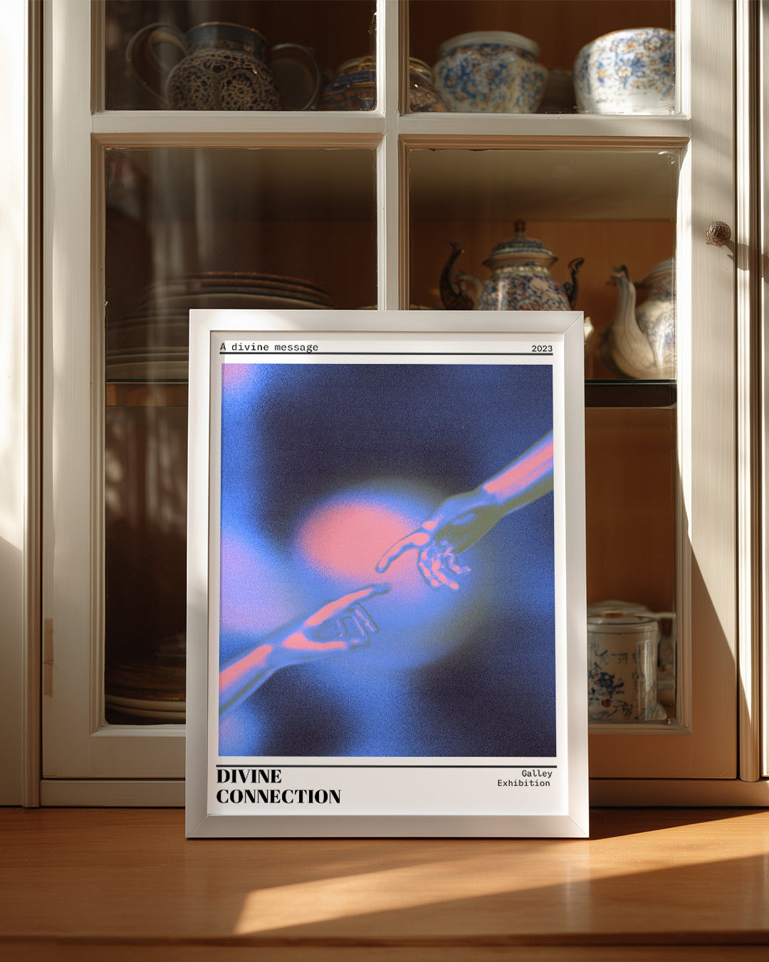 İlahi Dokunuş - Neon Eller Poster Tablosu