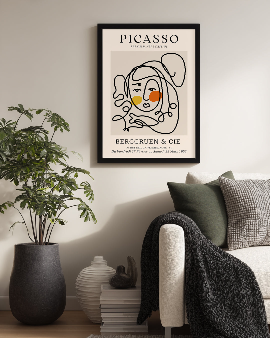 İlkbahar - Pablo Picasso - 1953 Poster Tablosu
