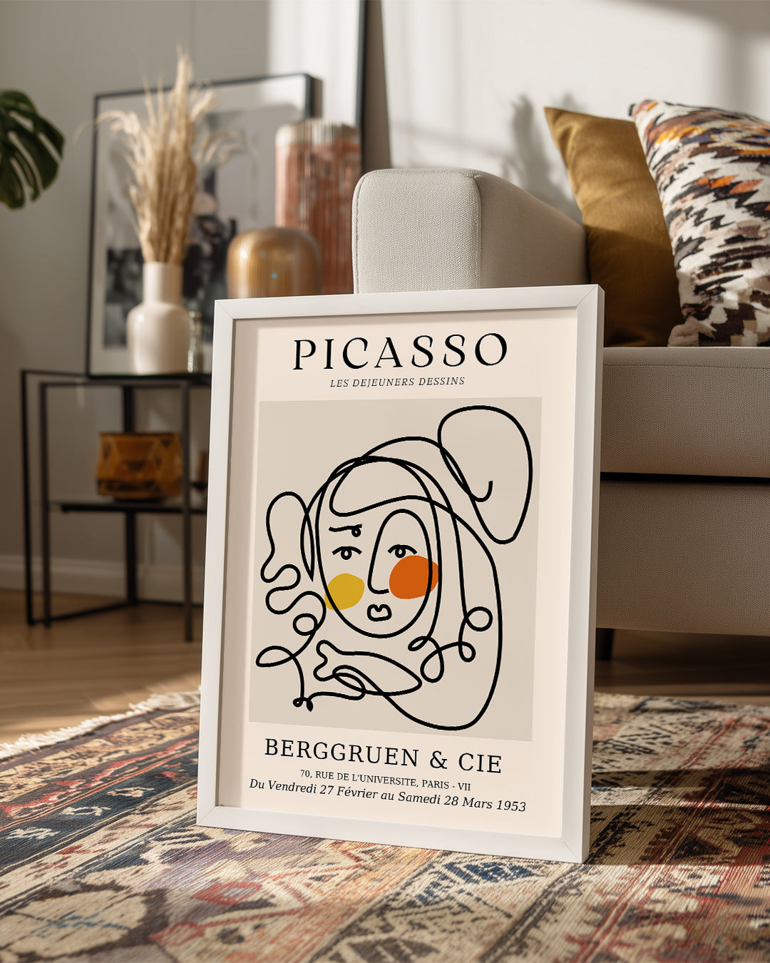 İlkbahar - Pablo Picasso - 1953 Poster Tablosu