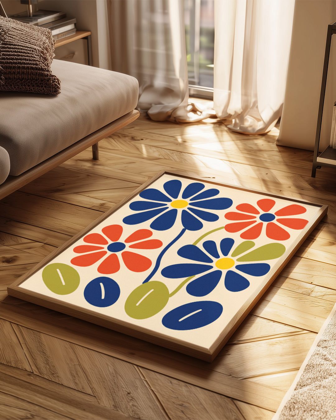 Indigo Fields Poster Tablosu