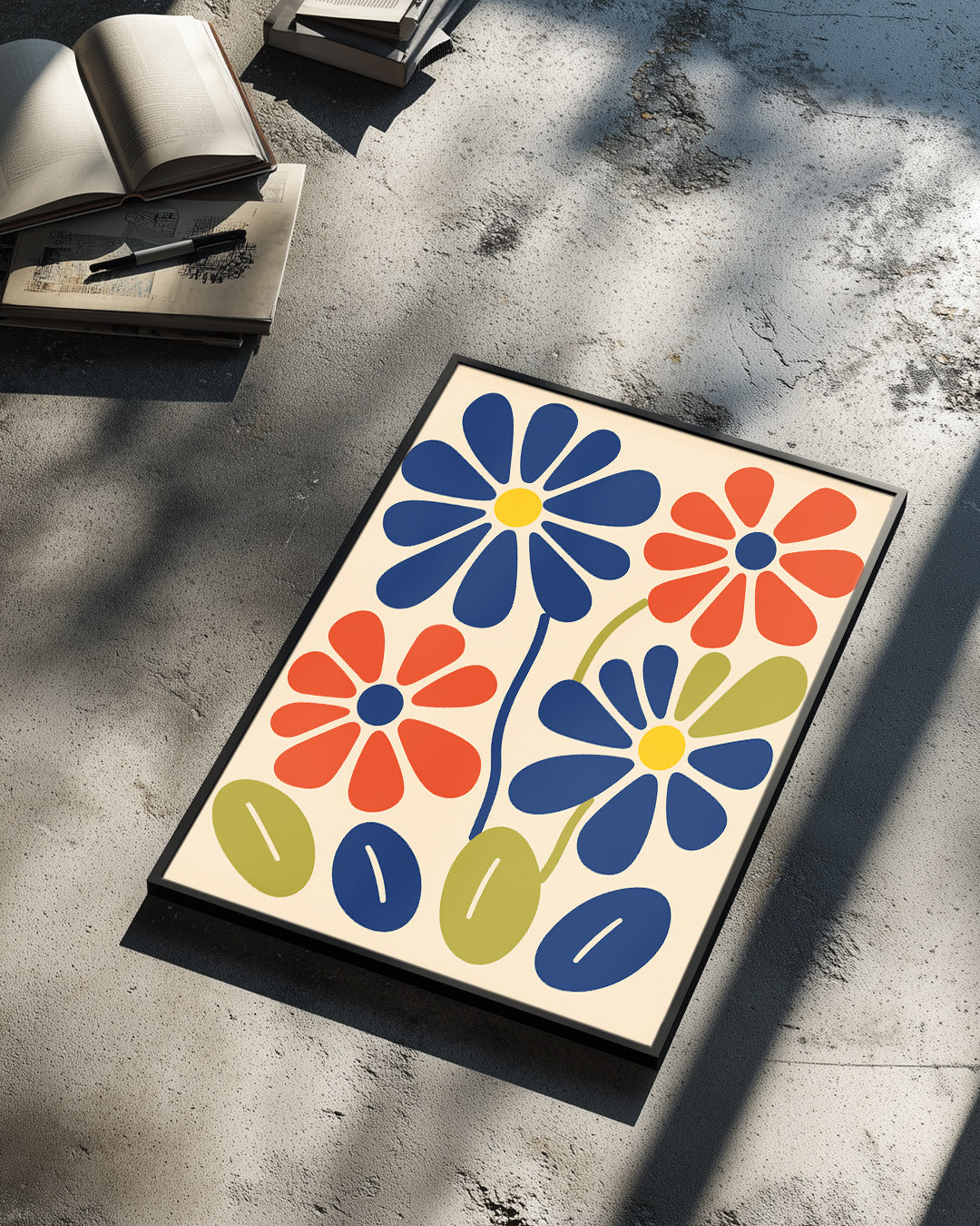 Indigo Fields Poster Tablosu