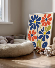 Indigo Fields Poster Tablosu