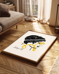 Ink Line Poster Tablosu