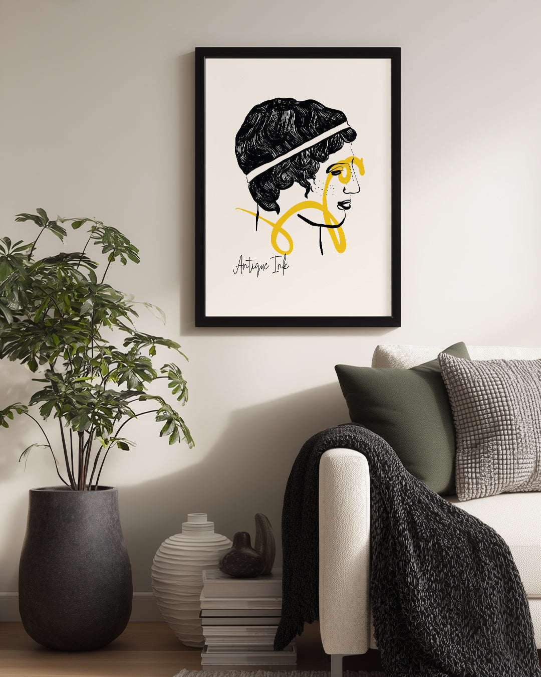 Ink Line Poster Tablosu