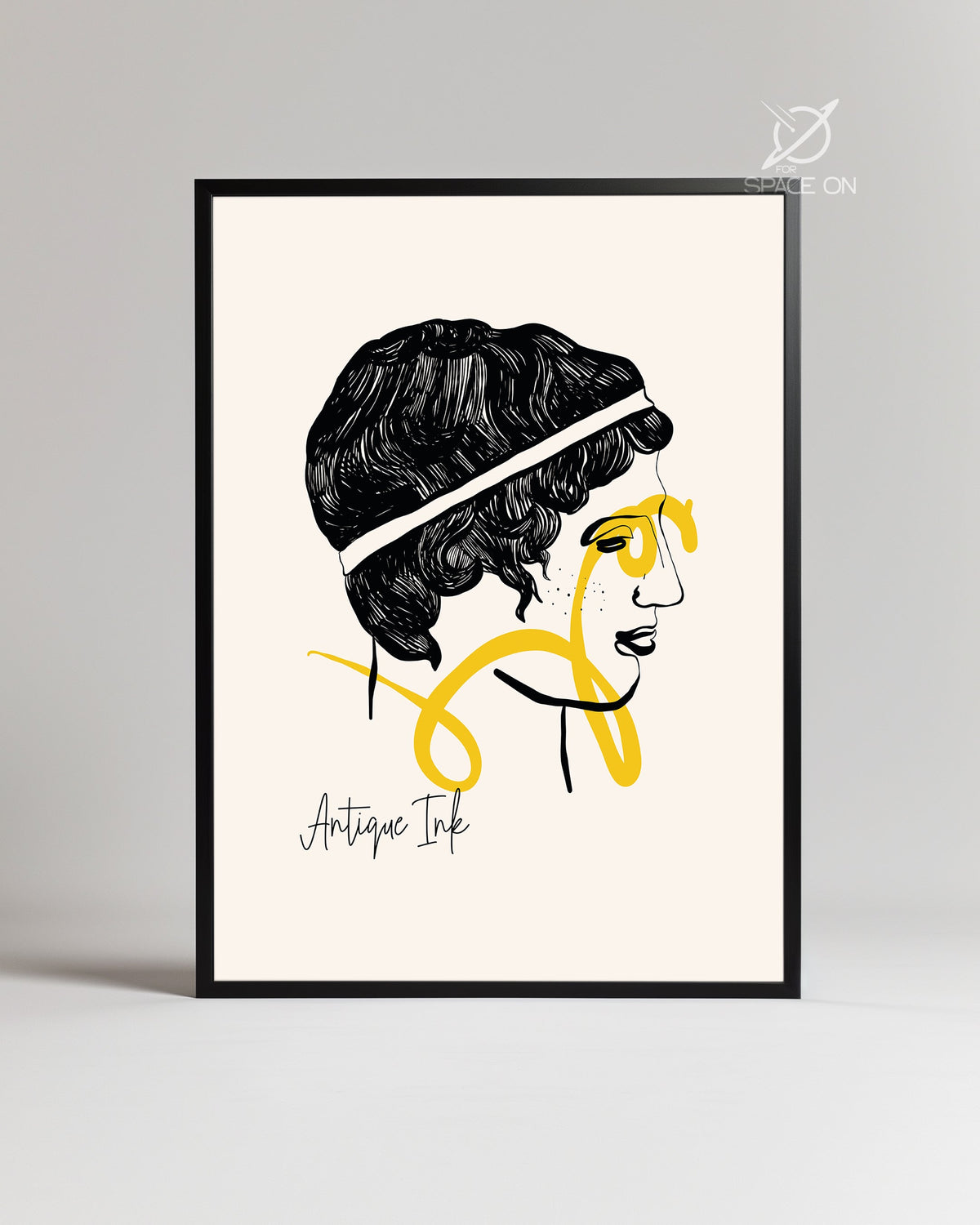 Ink Line Poster Tablosu