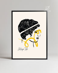 Ink Line Poster Tablosu