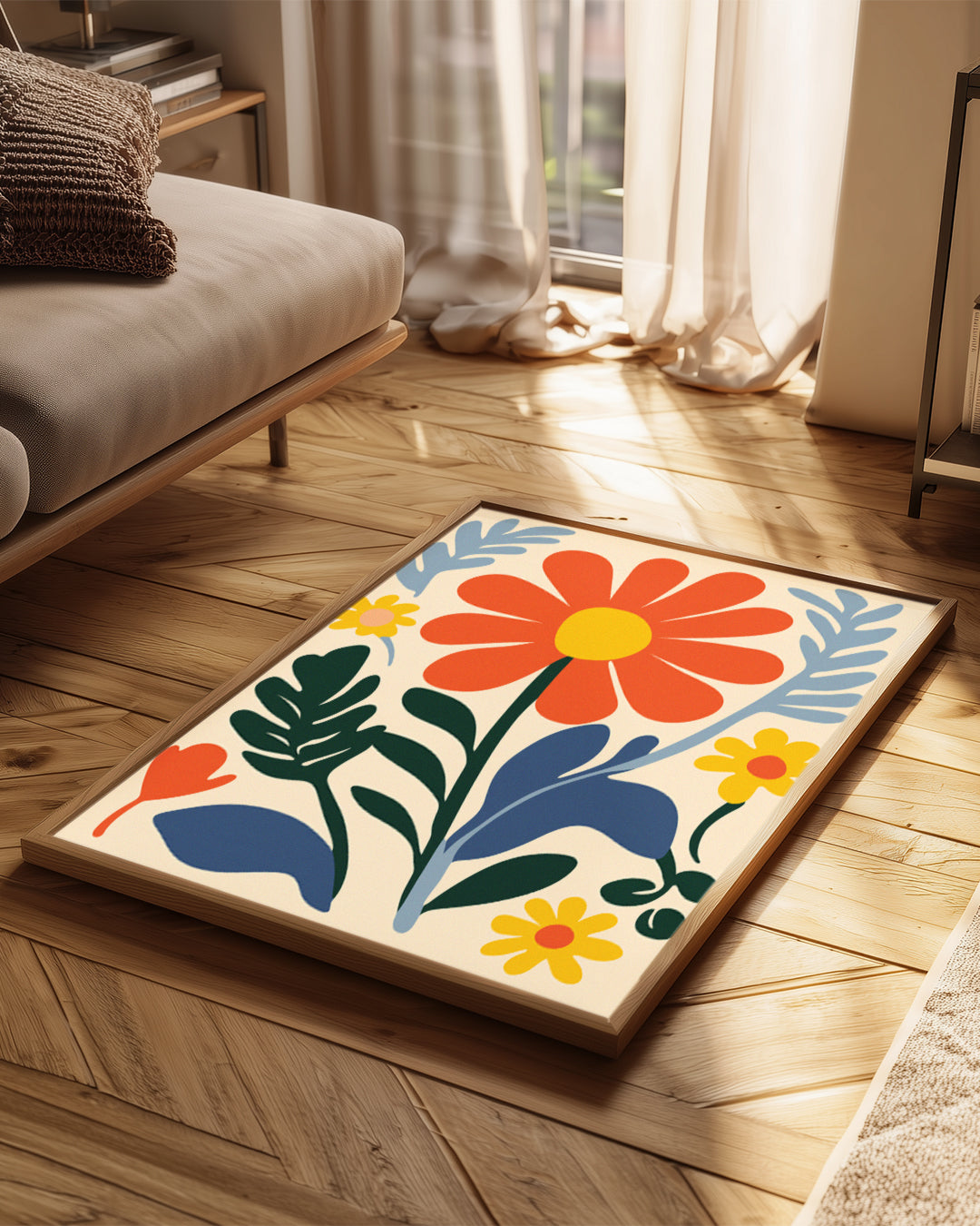 Intense Floral Poster Tablosu