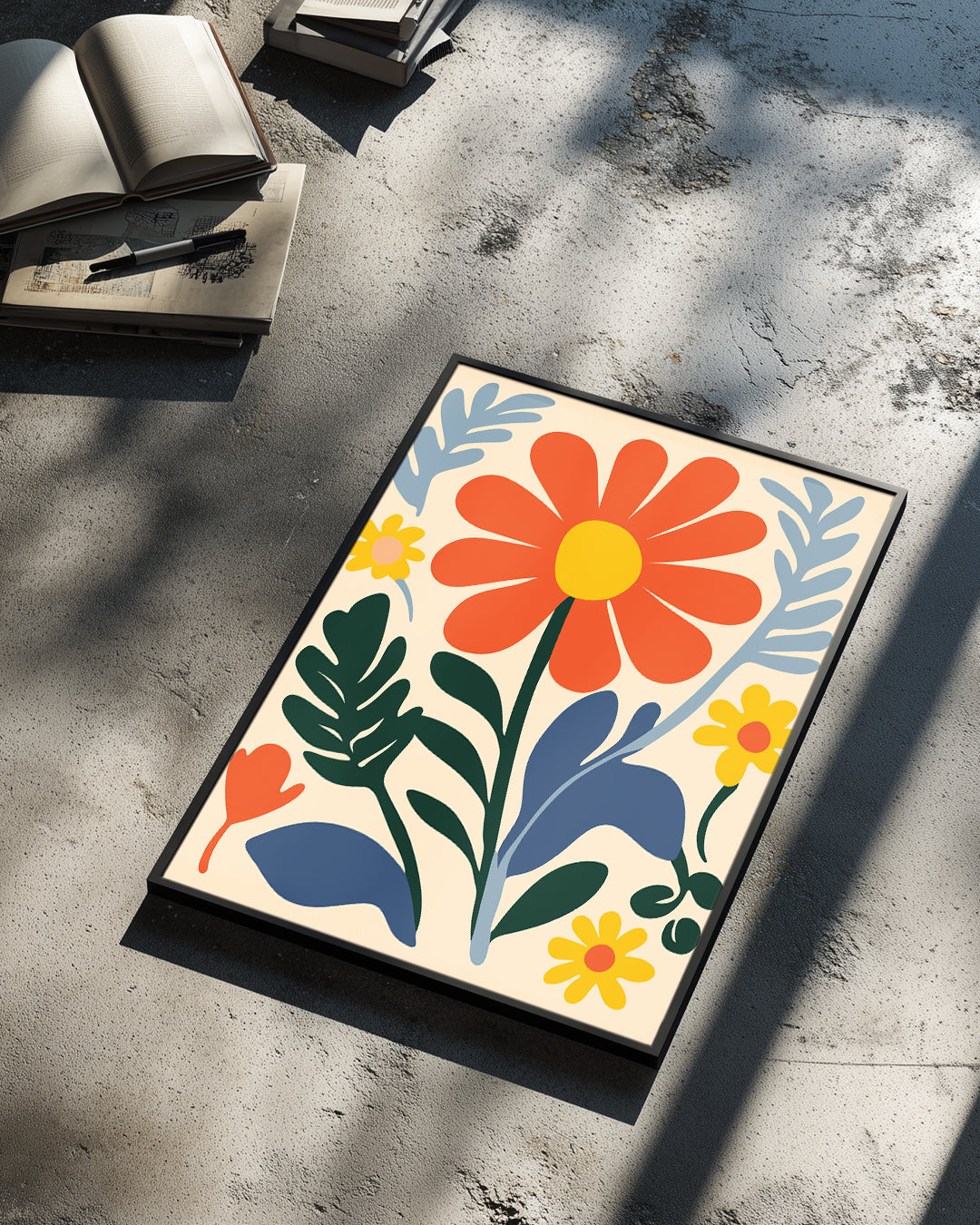 Intense Floral Poster Tablosu