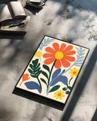 Intense Floral Poster Tablosu