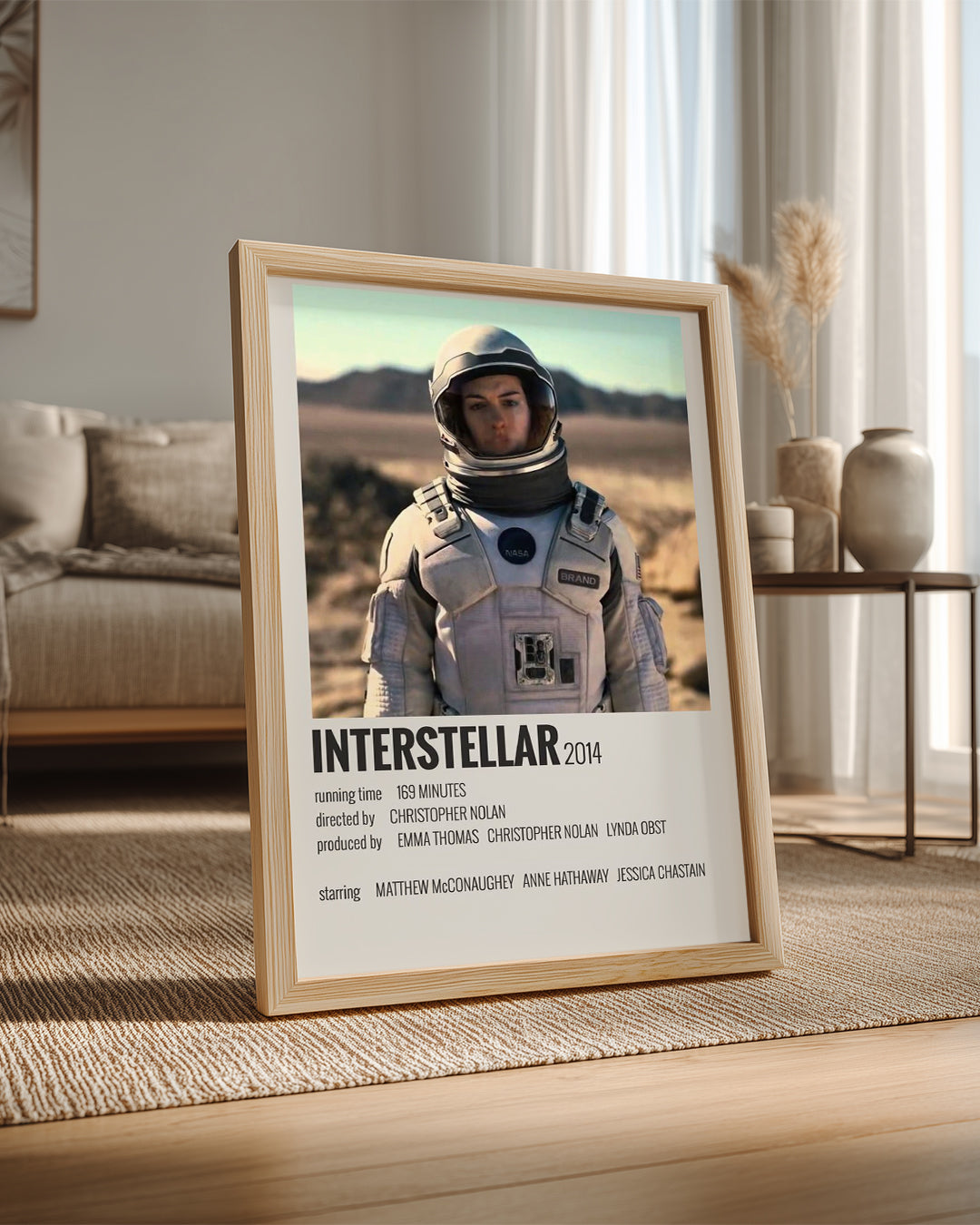 Interstellar Poster Tablosu