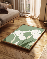 Iris Blanche Poster Tablosu