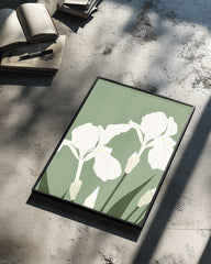 Iris Blanche Poster Tablosu