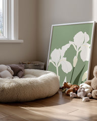 Iris Blanche Poster Tablosu