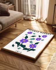 Iris Pourpre Poster Tablosu
