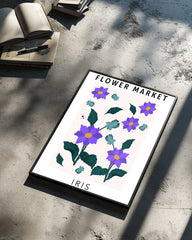 Iris Pourpre Poster Tablosu
