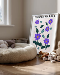 Iris Pourpre Poster Tablosu