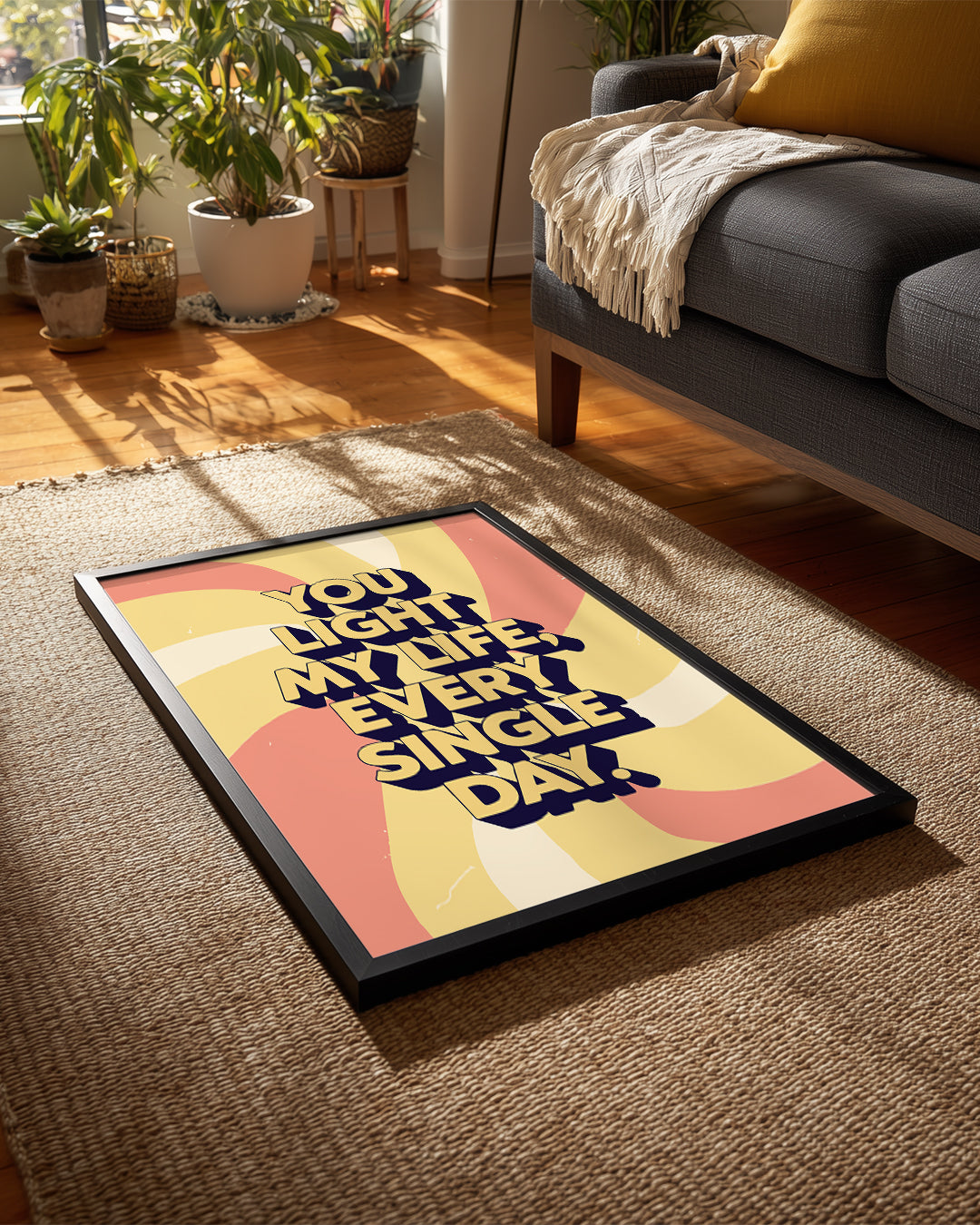 Işık Veren Yazı - Her Günü Aydınlatan Mesaj Poster Tablosu