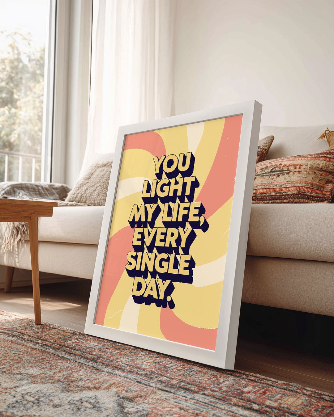 Işık Veren Yazı - Her Günü Aydınlatan Mesaj Poster Tablosu
