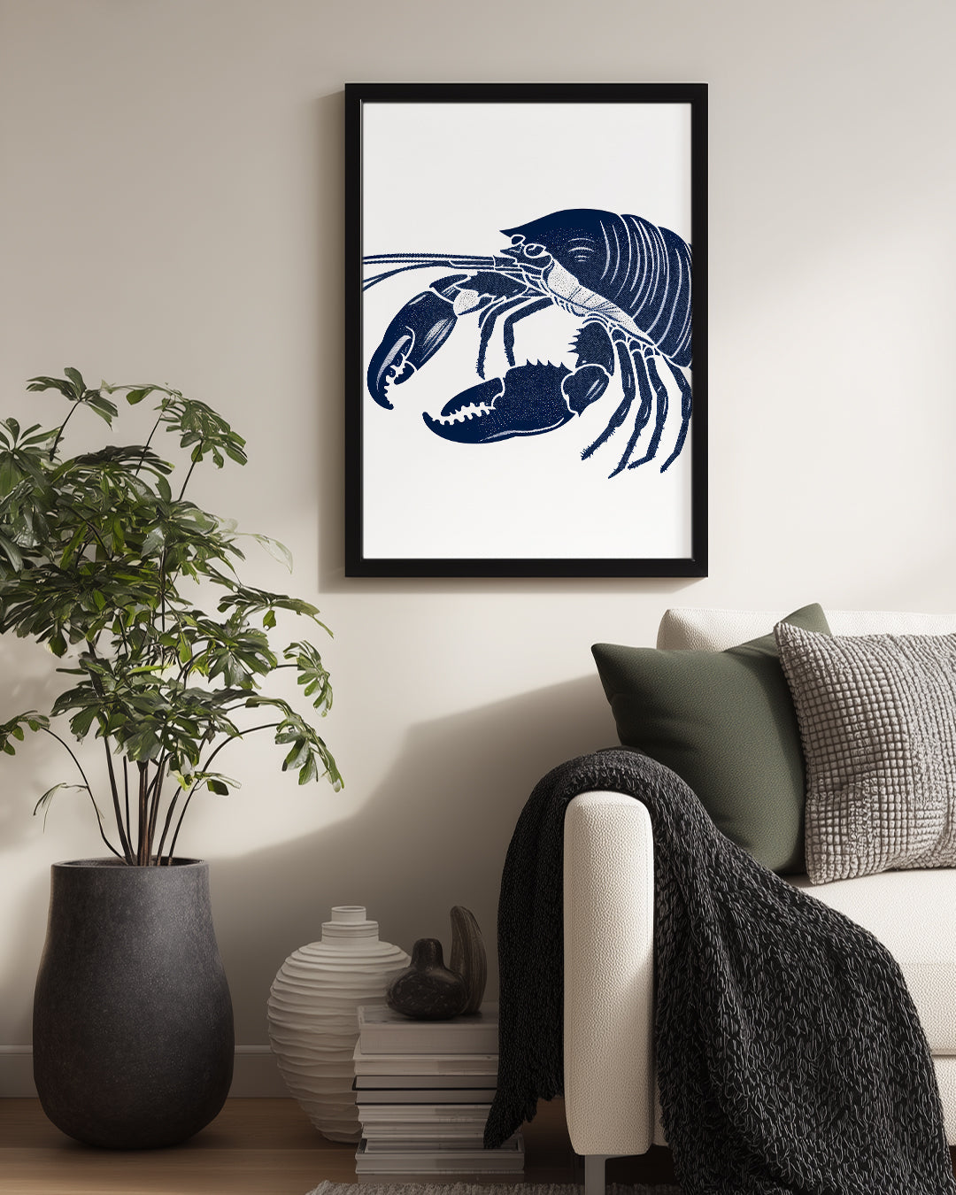Istakoz - Deniz Krallığı Poster Tablosu
