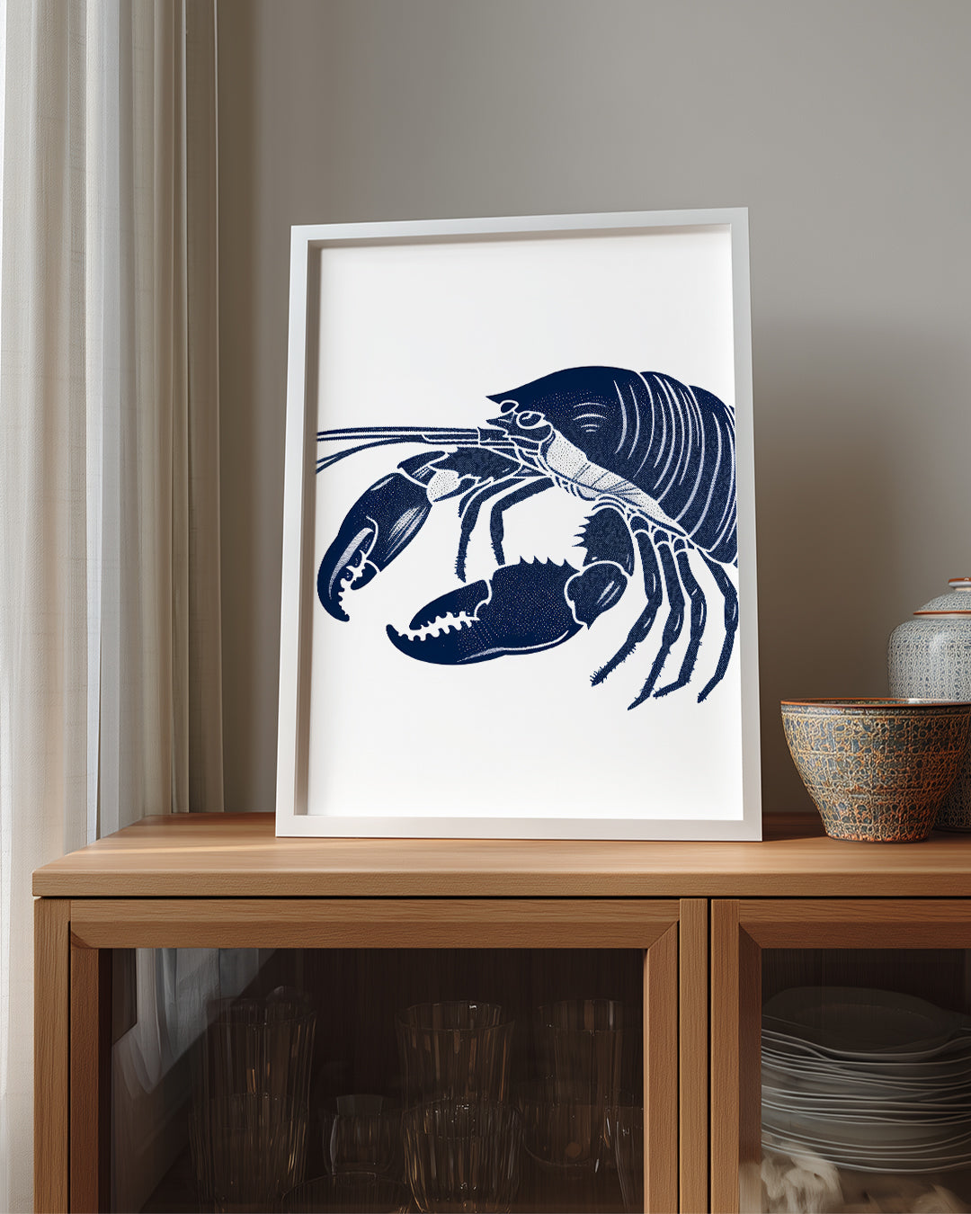 Istakoz - Deniz Krallığı Poster Tablosu
