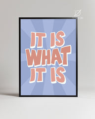 It Is Poster Tablosu