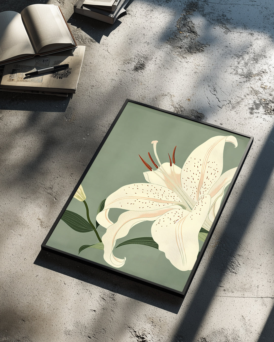 Jade Lily Poster Tablosu