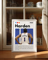 James Harden 1989 Poster Tablosu