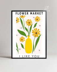 Jaune Amour Poster Tablosu