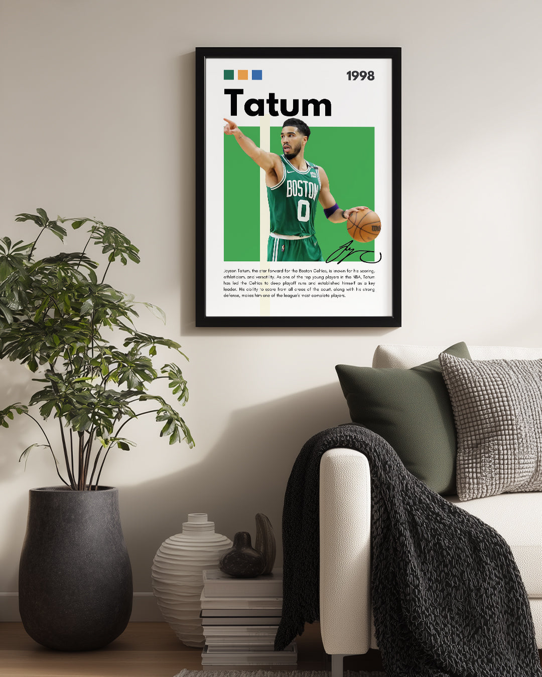 Jayson Tatum 1998 Poster Tablosu