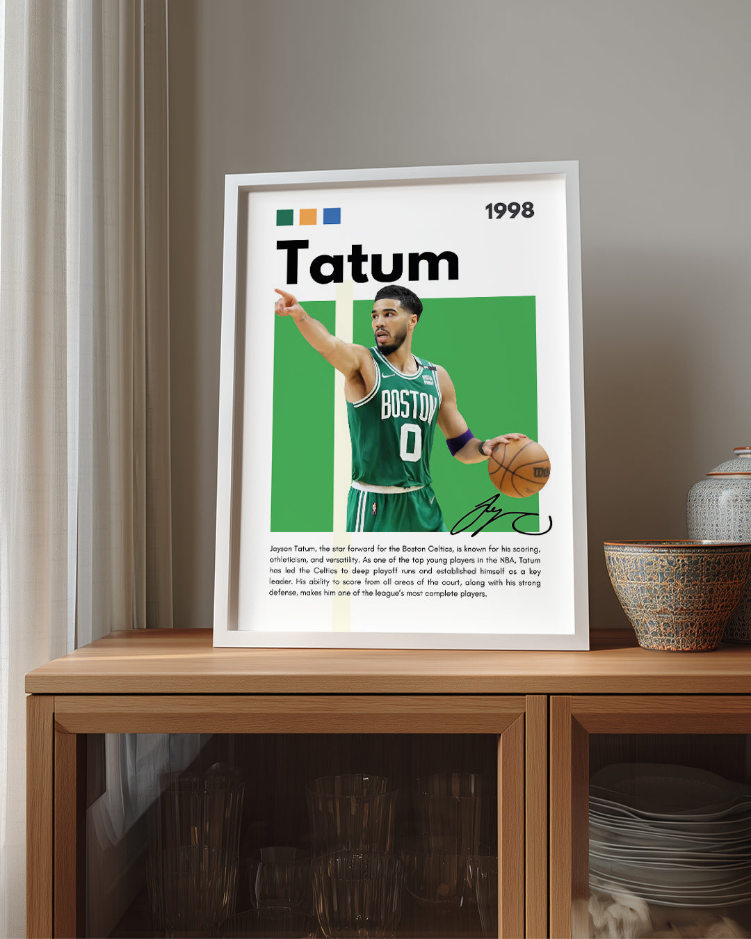 Jayson Tatum 1998 Poster Tablosu
